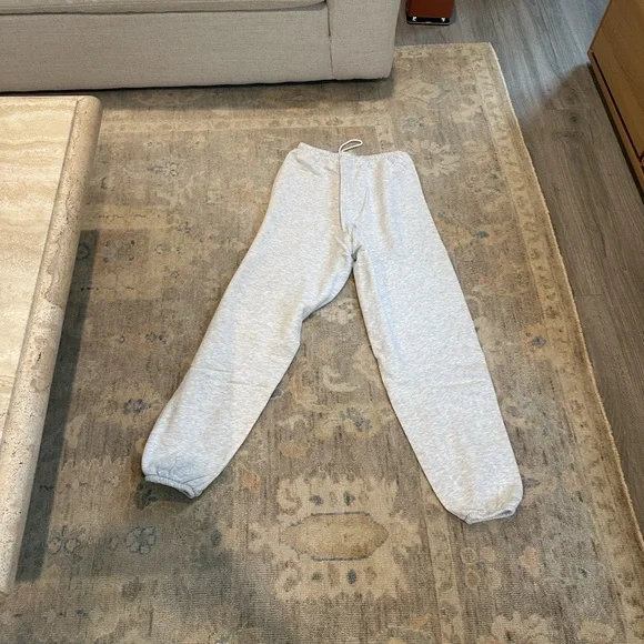 JOAH BROWN OVERSIZED JOGGER PEARL GREY FRENCH TERRY. Size S NWT - Picture 4 of 9